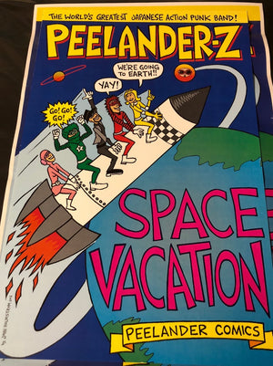 Peelander-Z Space Vacation comic poster