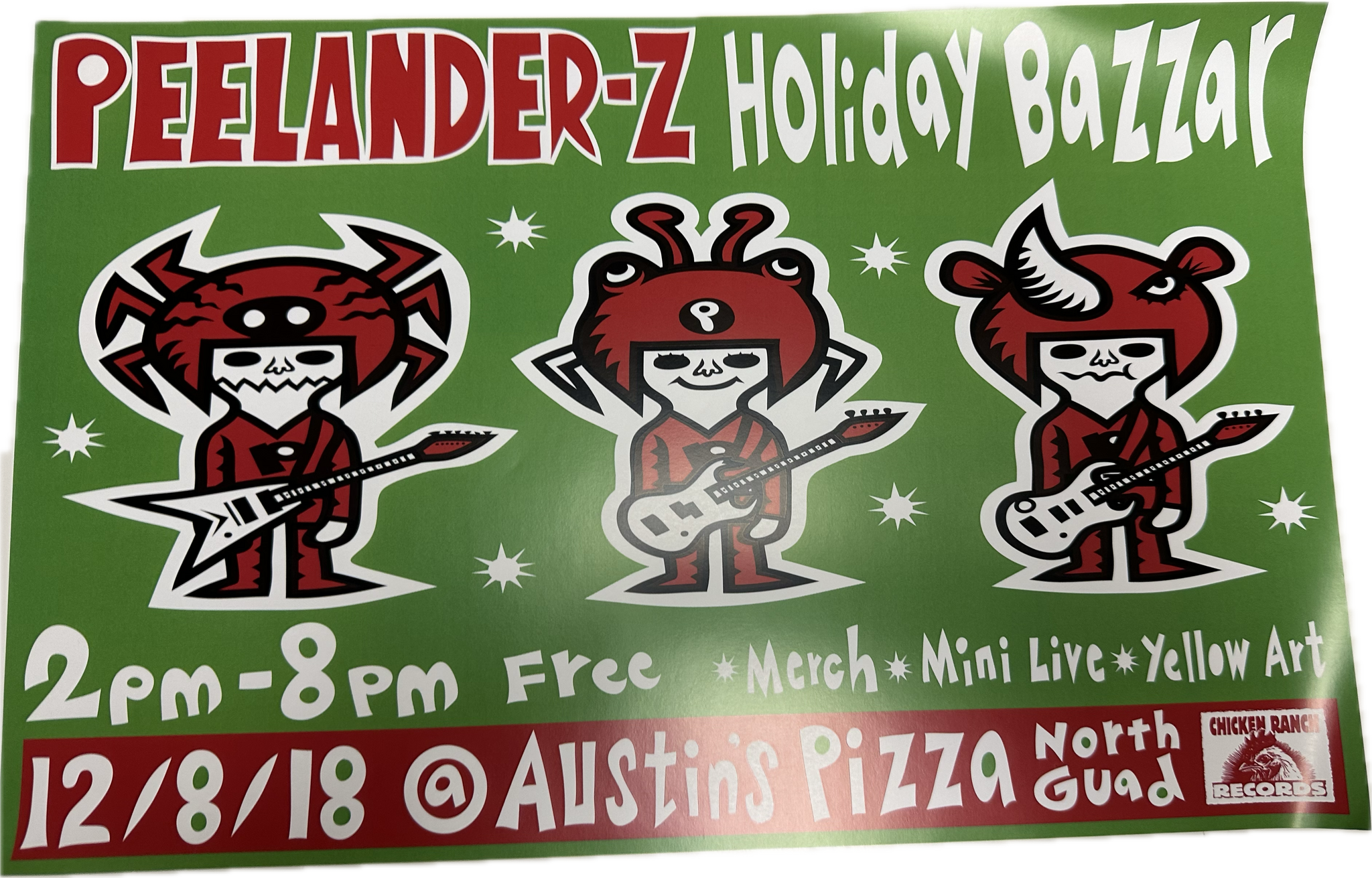 Peelander-Z Holiday Bazaar 2018 Poster