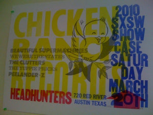 Chicken Ranch SXSW 2010 Poster