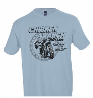 New 100% cotton t-shirt designed by our own Chris Canterbury. Silver or Baby Blue Shirts in XS - 3XL